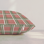 Plaid Tidings Throw Pillow throw pillow - Hillcroft Home