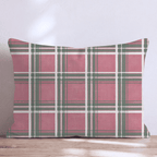 Plaid Tidings Throw Pillow throw pillow - Hillcroft Home