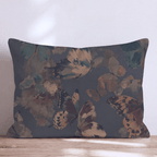 Plum Butterflies Throw Pillow throw pillow - Hillcroft Home