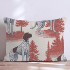 Pointer in the Pines Throw Pillow - Hillcroft Home