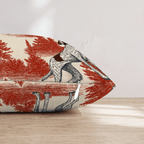 Pointer in the Pines Throw Pillow - Hillcroft Home