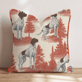 Pointer in the Pines Throw Pillow - Hillcroft Home