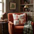 Pointer in the Pines Throw Pillow - Hillcroft Home