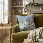 Polar Train Night Throw Pillow - Hillcroft Home