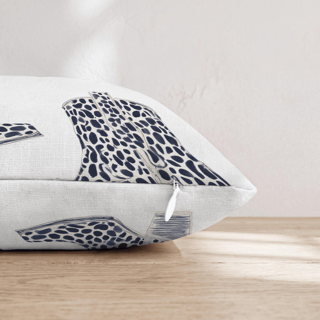 Polka Dot Boots Throw Pillow - Hillcroft Home