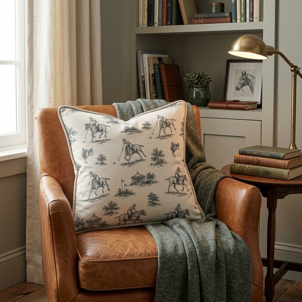 Polo Country Throw Pillow - Hillcroft Home