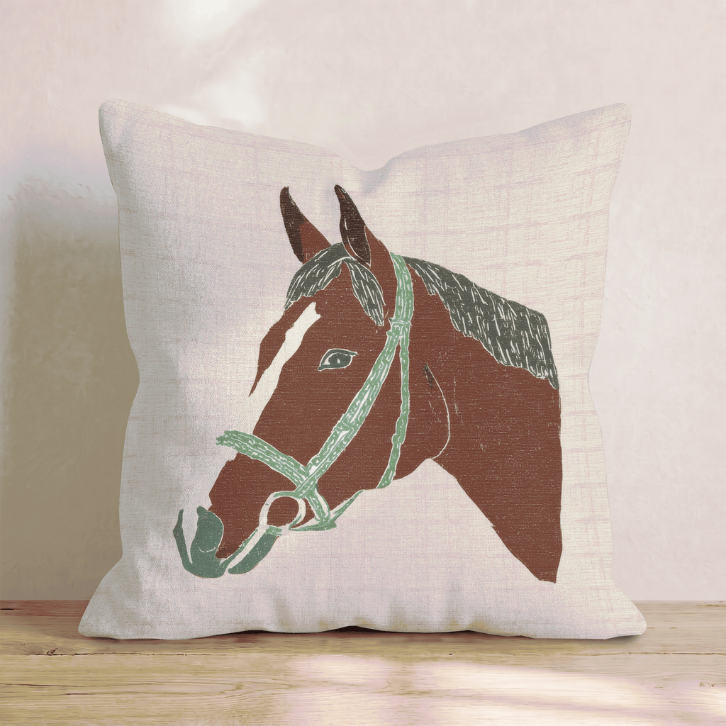 Polo Equine Throw Pillow - Hillcroft Home