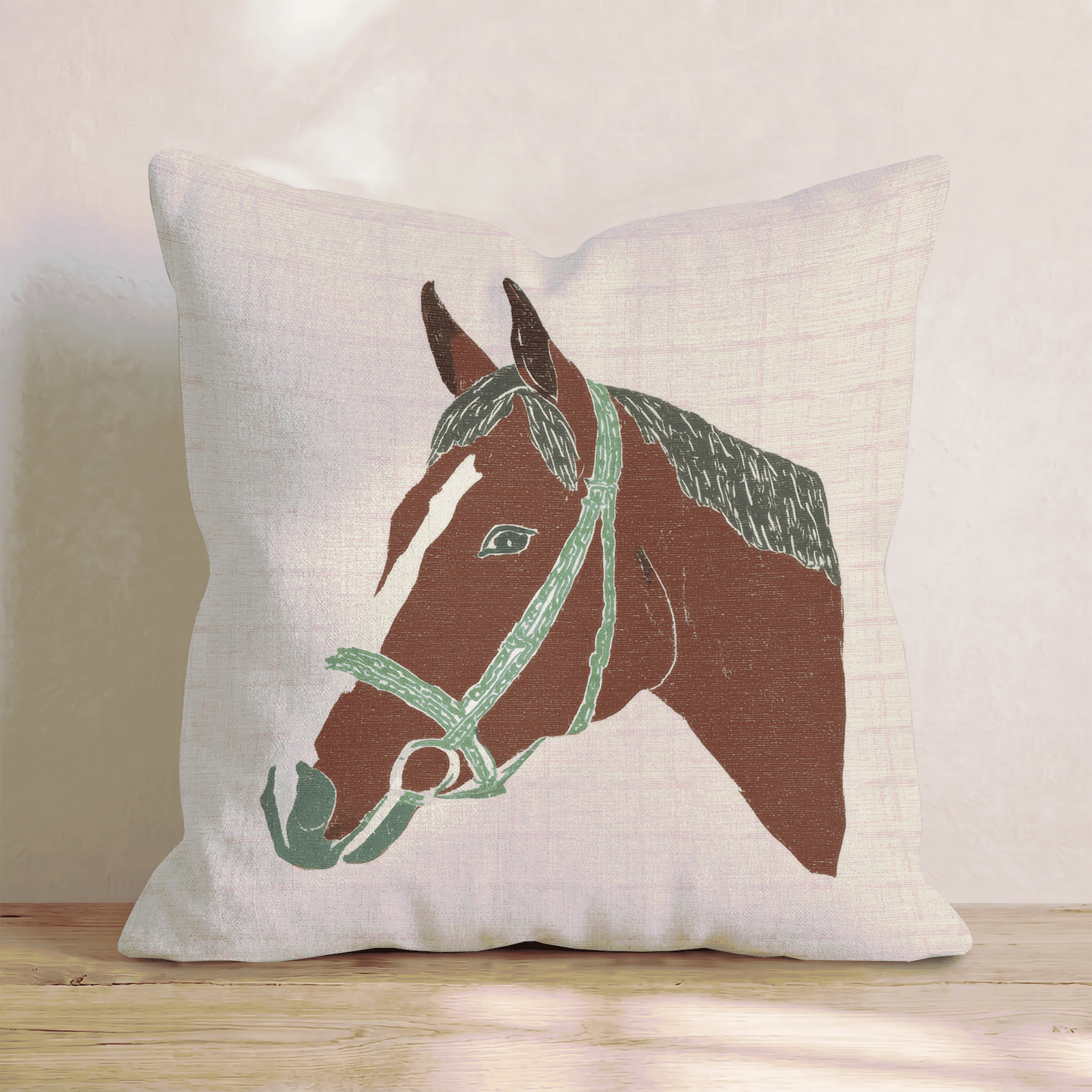 Polo Equine Throw Pillow - Hillcroft Home
