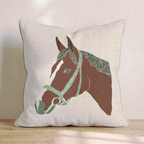 Polo Equine Throw Pillow - Hillcroft Home