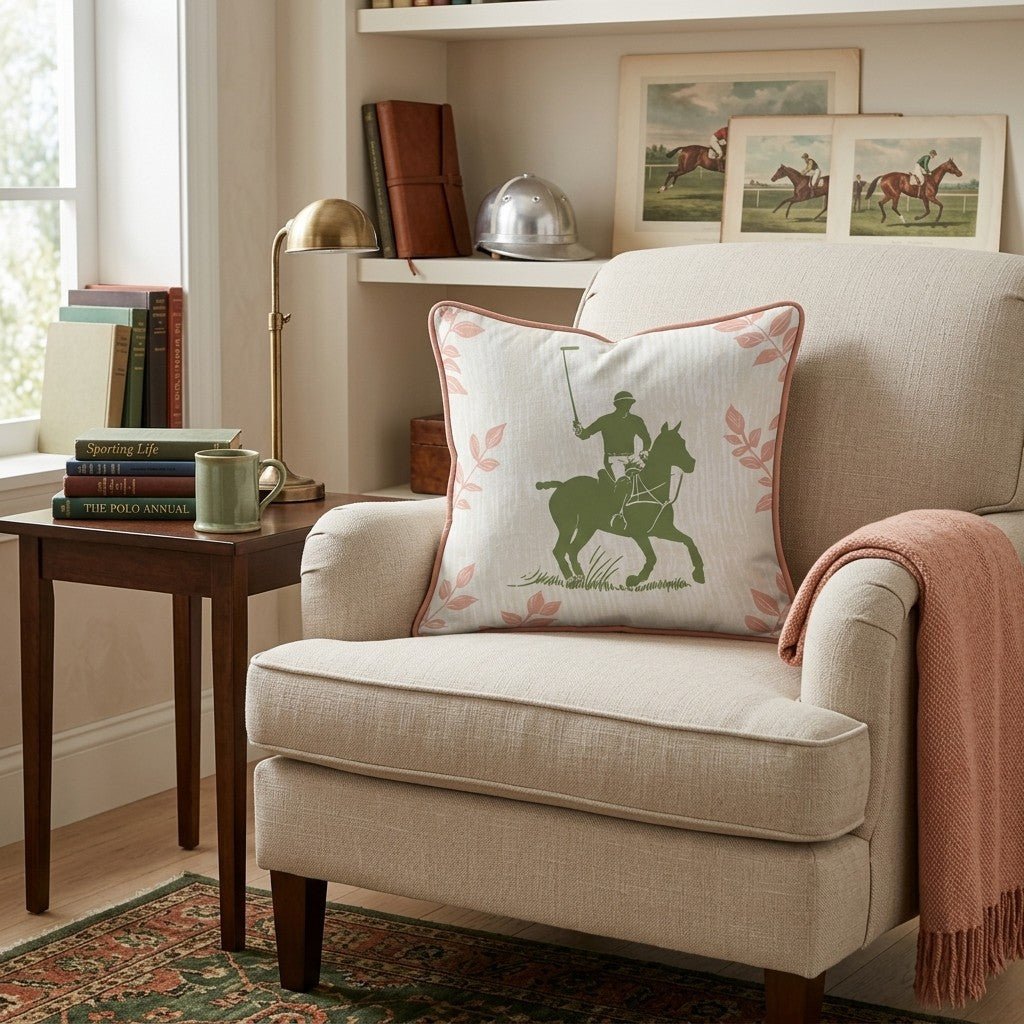 Polo Garden Throw Pillow - Hillcroft Home