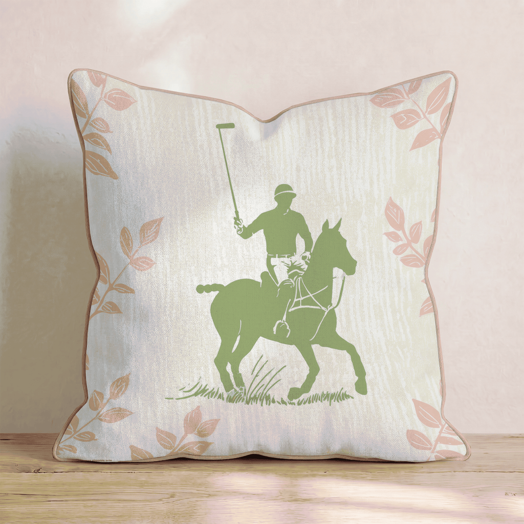 Polo Garden Throw Pillow - Hillcroft Home