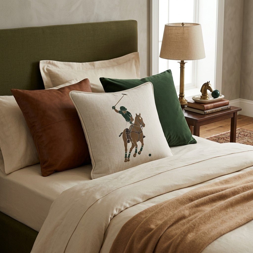 Polo Play Throw Pillow - Hillcroft Home