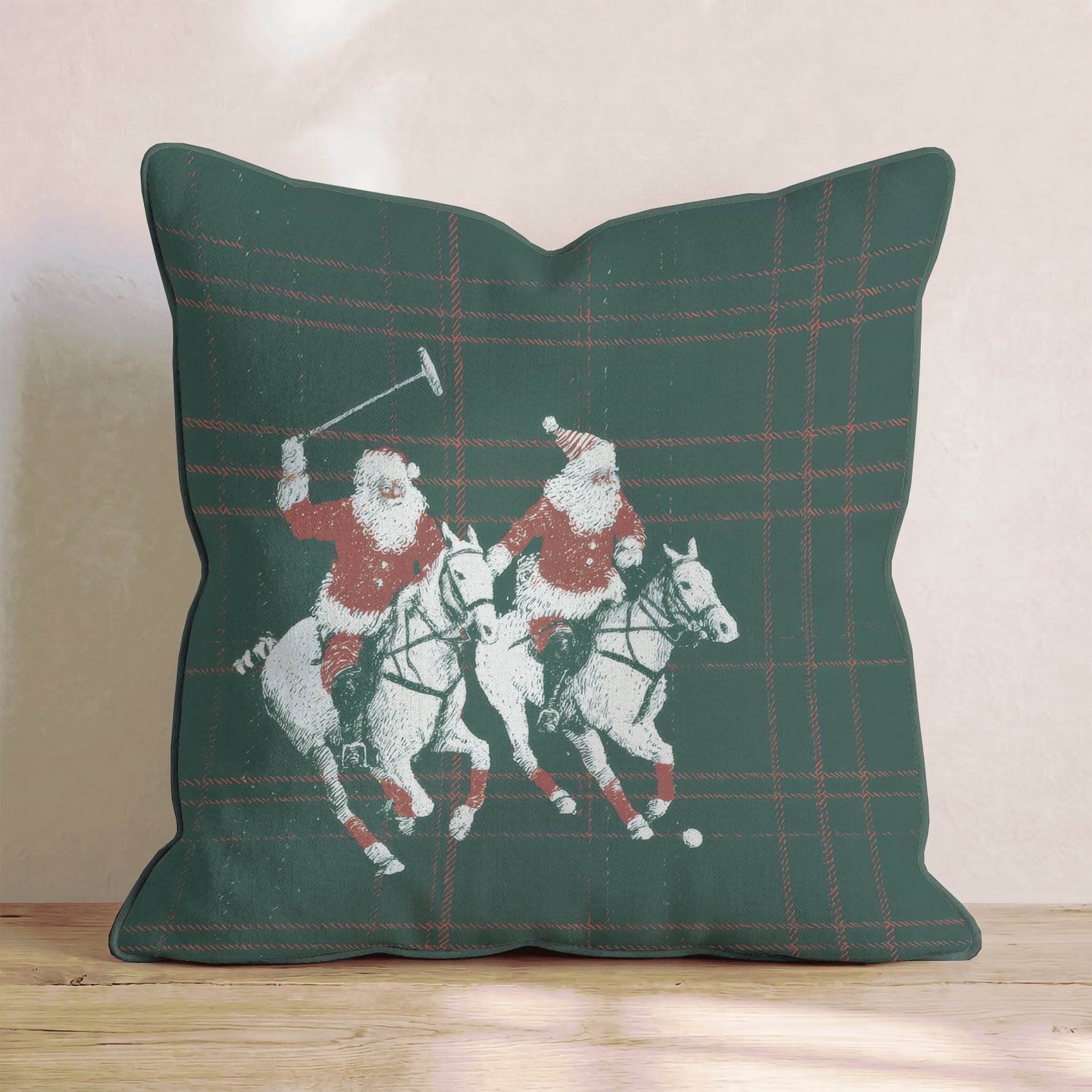 Polo Santa Throw Pillow - Hillcroft Home