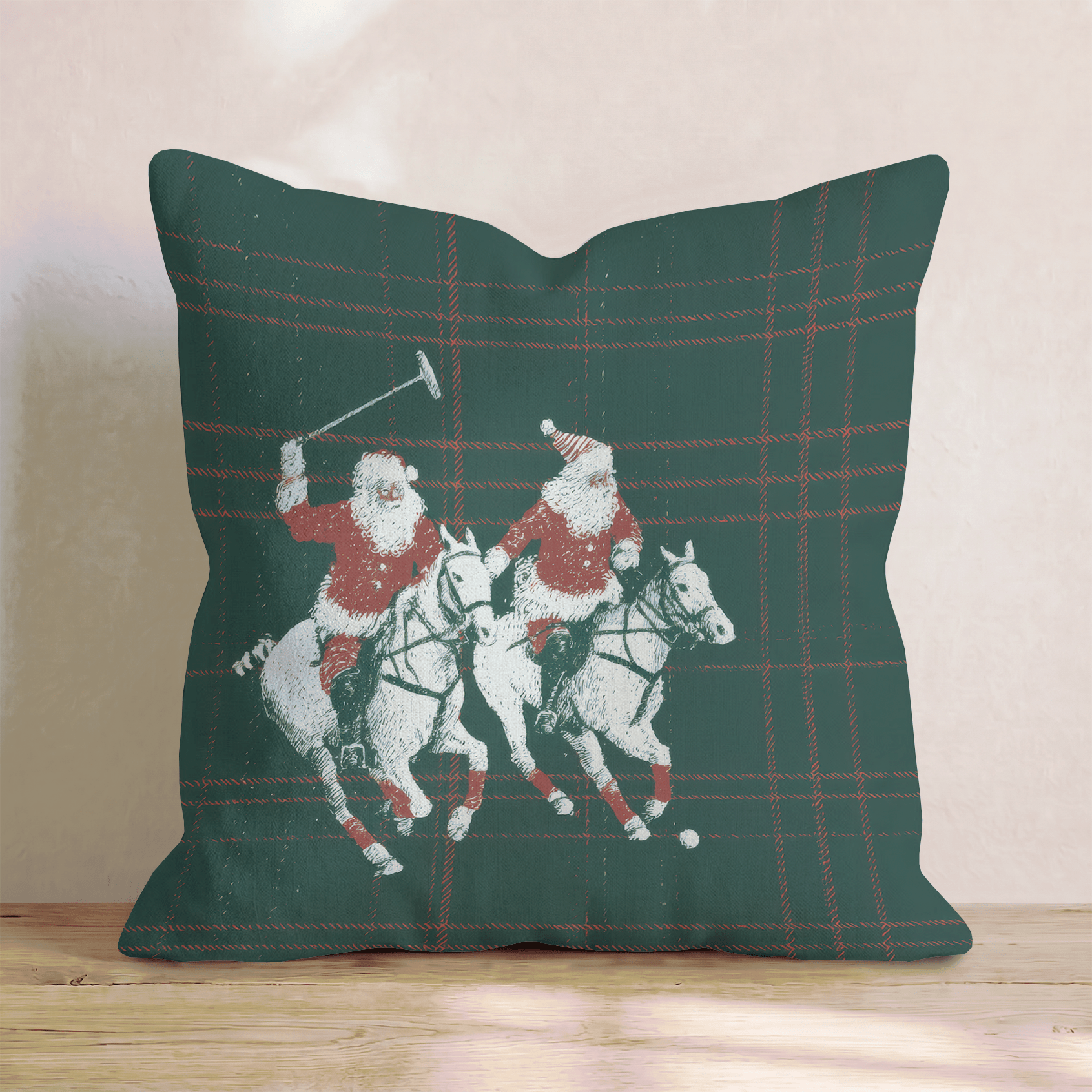 Polo Santa Throw Pillow - Hillcroft Home