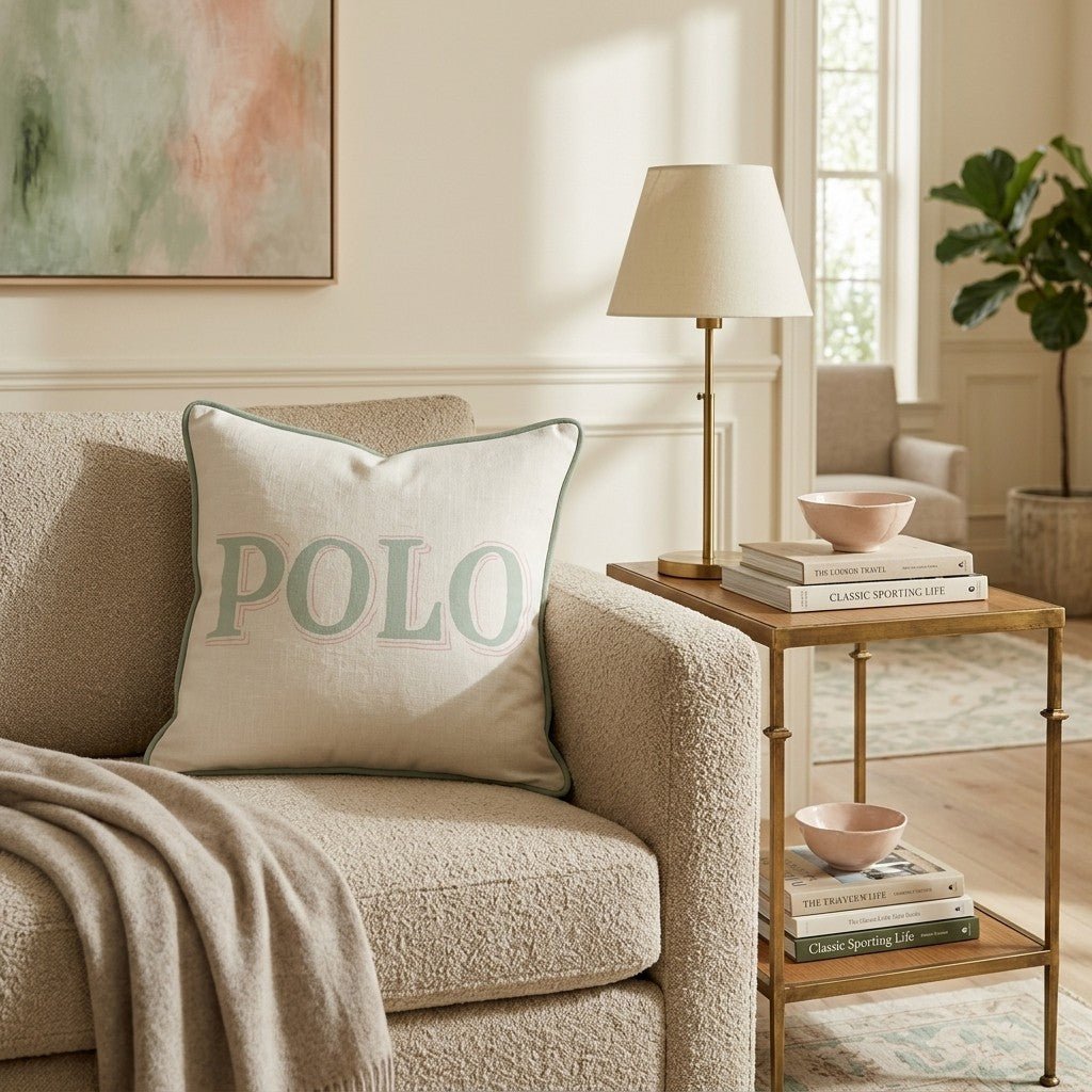 Polo Throw Pillow - Hillcroft Home