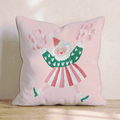 Pom Pom Mrs Claus Throw Pillow - Hillcroft Home