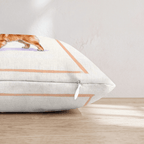 Pomeranian Coffee Throw Pillow - Hillcroft Home