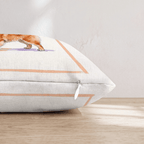Pomeranian Lager Throw Pillow - Hillcroft Home