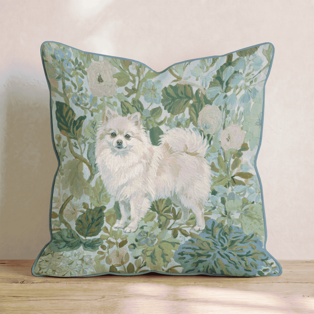 Pomeranian Power Throw Pillow - Hillcroft Home