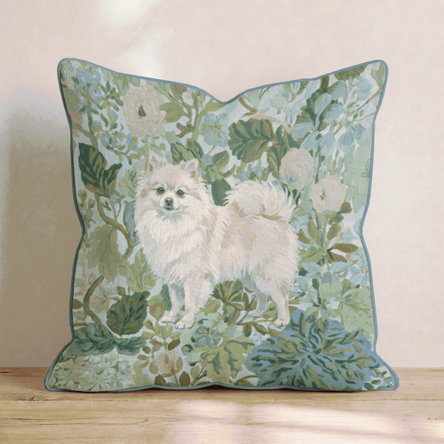 Pomeranian Power Throw Pillow - Hillcroft Home