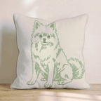 Pomeranian Throw Pillow - Hillcroft Home