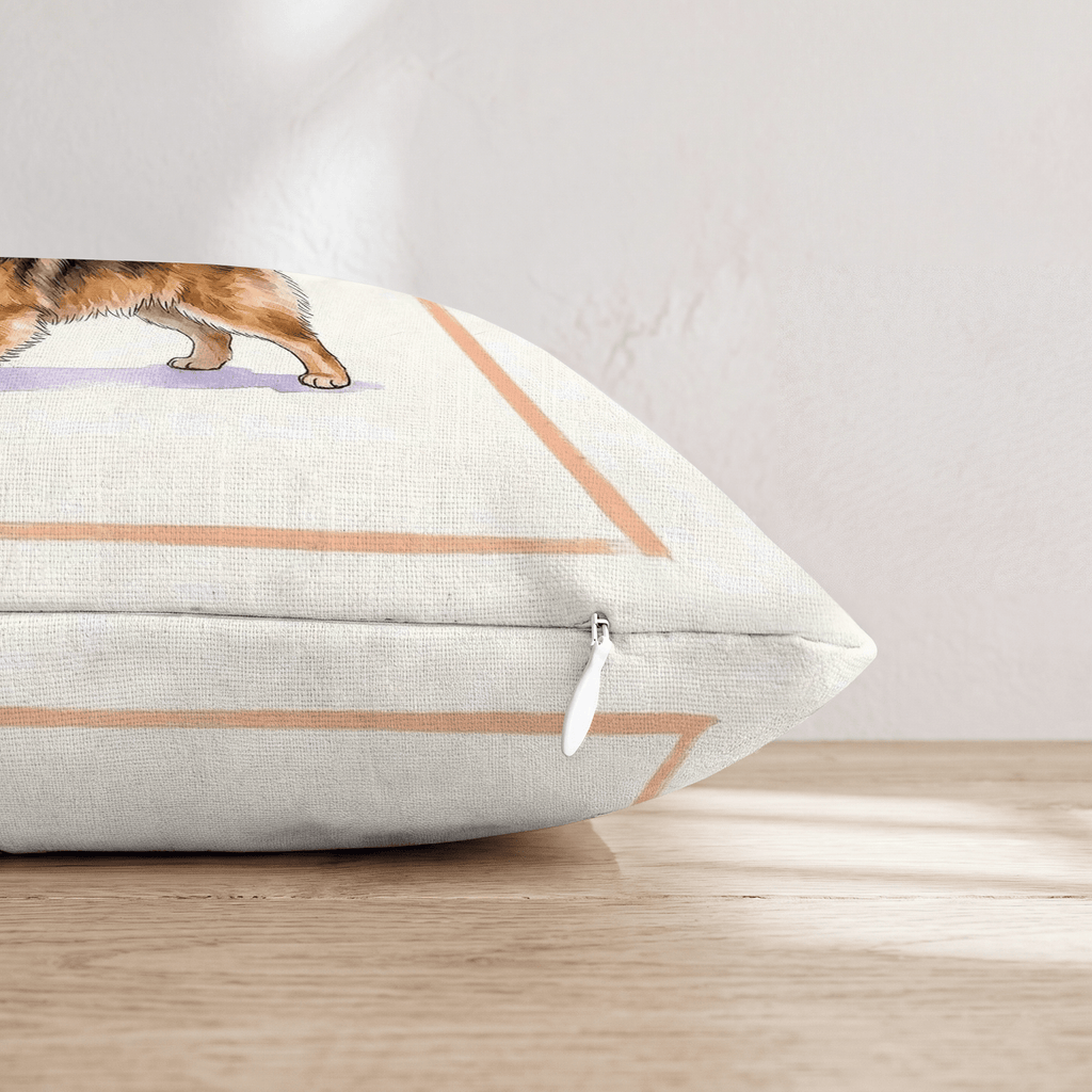 Pomeranian Tumbler Throw Pillow - Hillcroft Home