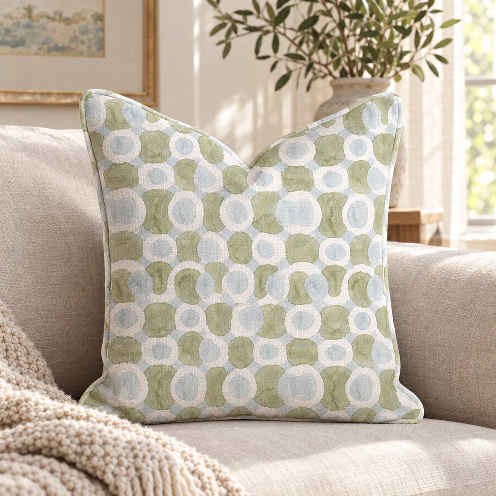 Pond Pebble Throw Pillow throw pillow - Hillcroft Home