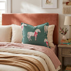 Pony Holiday Bow Throw Pillow - Hillcroft Home