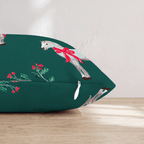 Pony Holiday Bow Throw Pillow - Hillcroft Home
