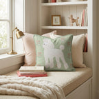 Poodle Garden Throw Pillow - Hillcroft Home