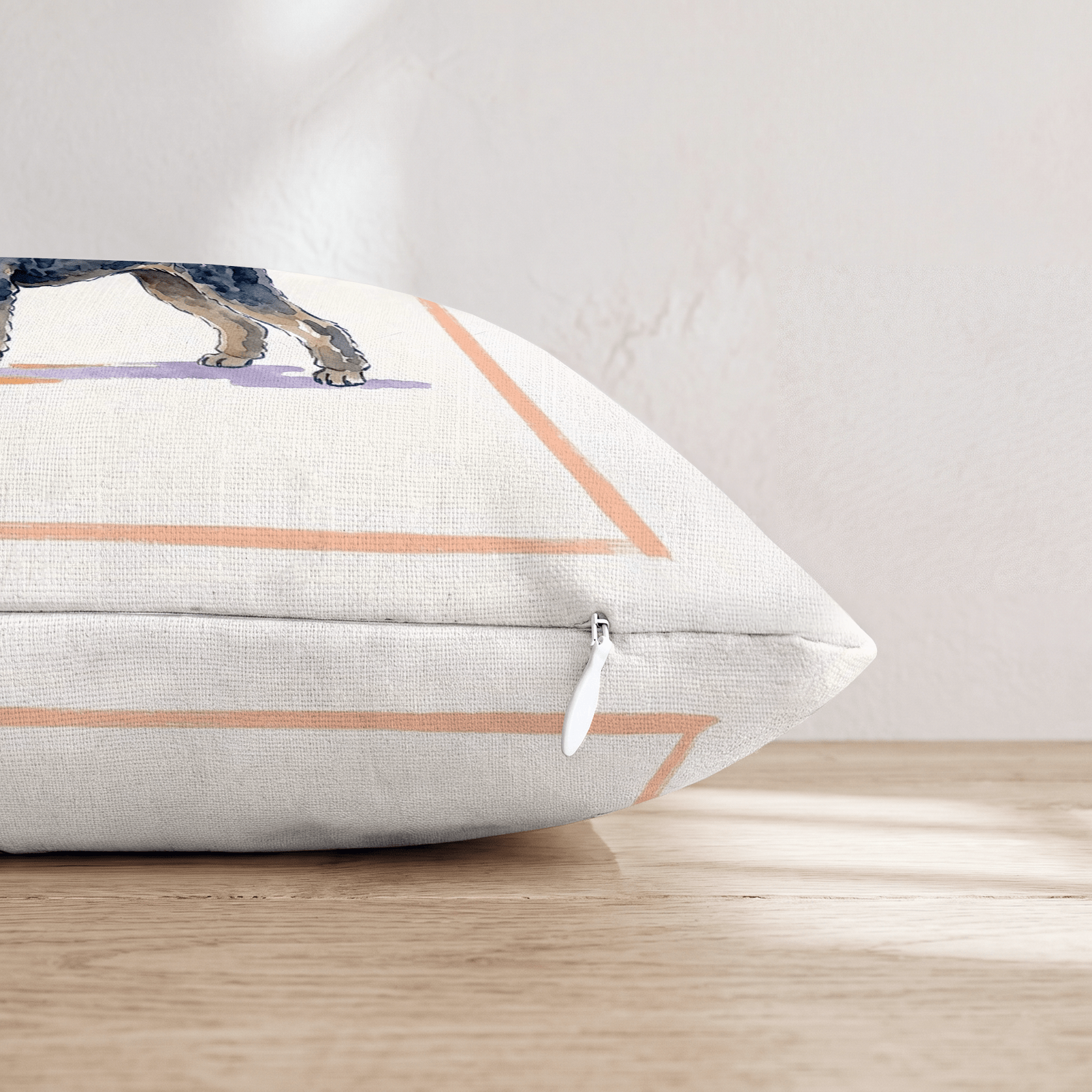Poodle Lager Throw Pillow - Hillcroft Home