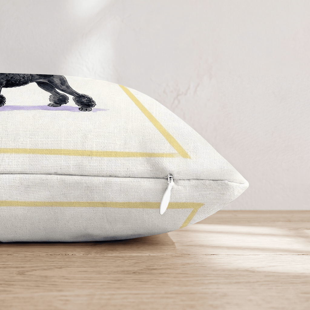 Poodle Matcha Throw Pillow - Hillcroft Home