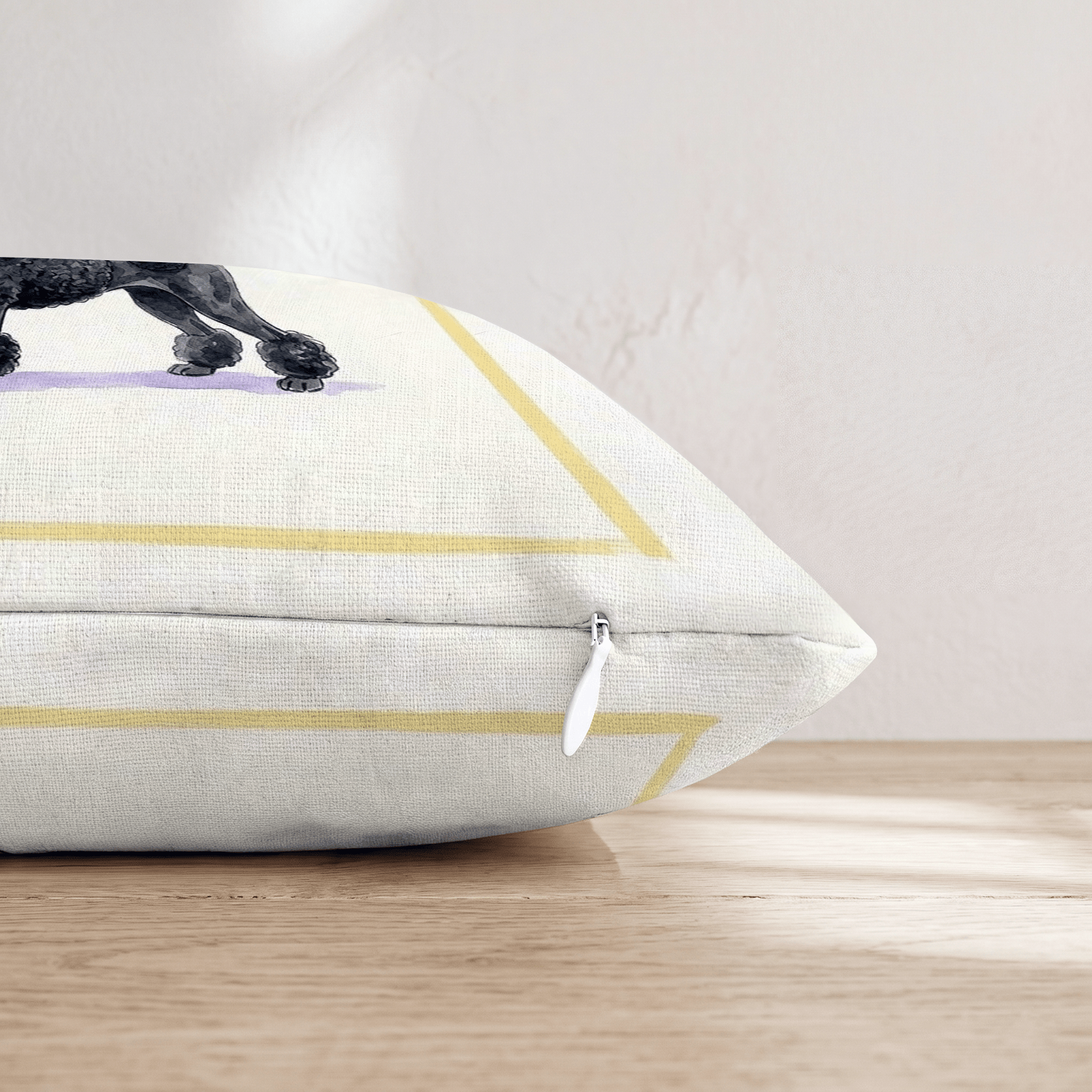 Poodle Matcha Throw Pillow - Hillcroft Home