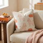Poodle Pumpkin Patch Throw Pillow - Hillcroft Home