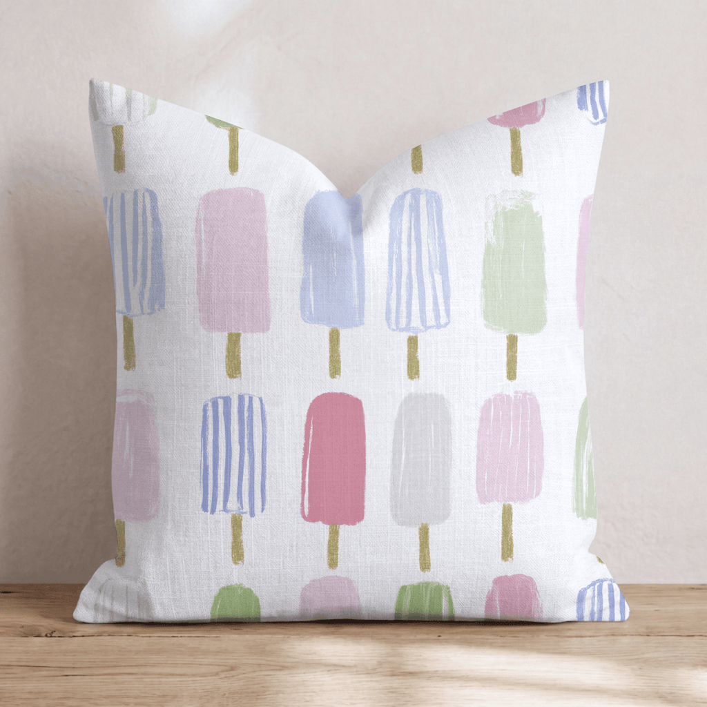 Popsicle Treat Throw Pillow - Hillcroft Home