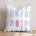 Popsicle Treat Throw Pillow - Hillcroft Home