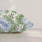 Porcelain Pine Throw Pillow throw pillow - Hillcroft Home