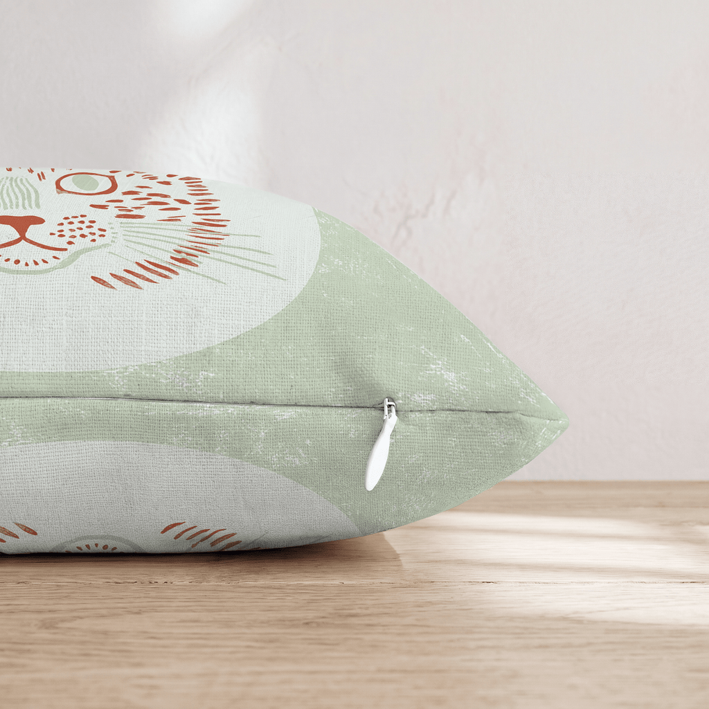 Portrait of a Tabby Throw Pillow - Hillcroft Home