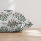 Postcard Bloom Throw Pillow - Hillcroft Home