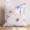 Postmark Rose Throw Pillow - Hillcroft Home