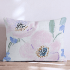 Postmark Rose Throw Pillow - Hillcroft Home