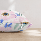 Postmark Rose Throw Pillow - Hillcroft Home