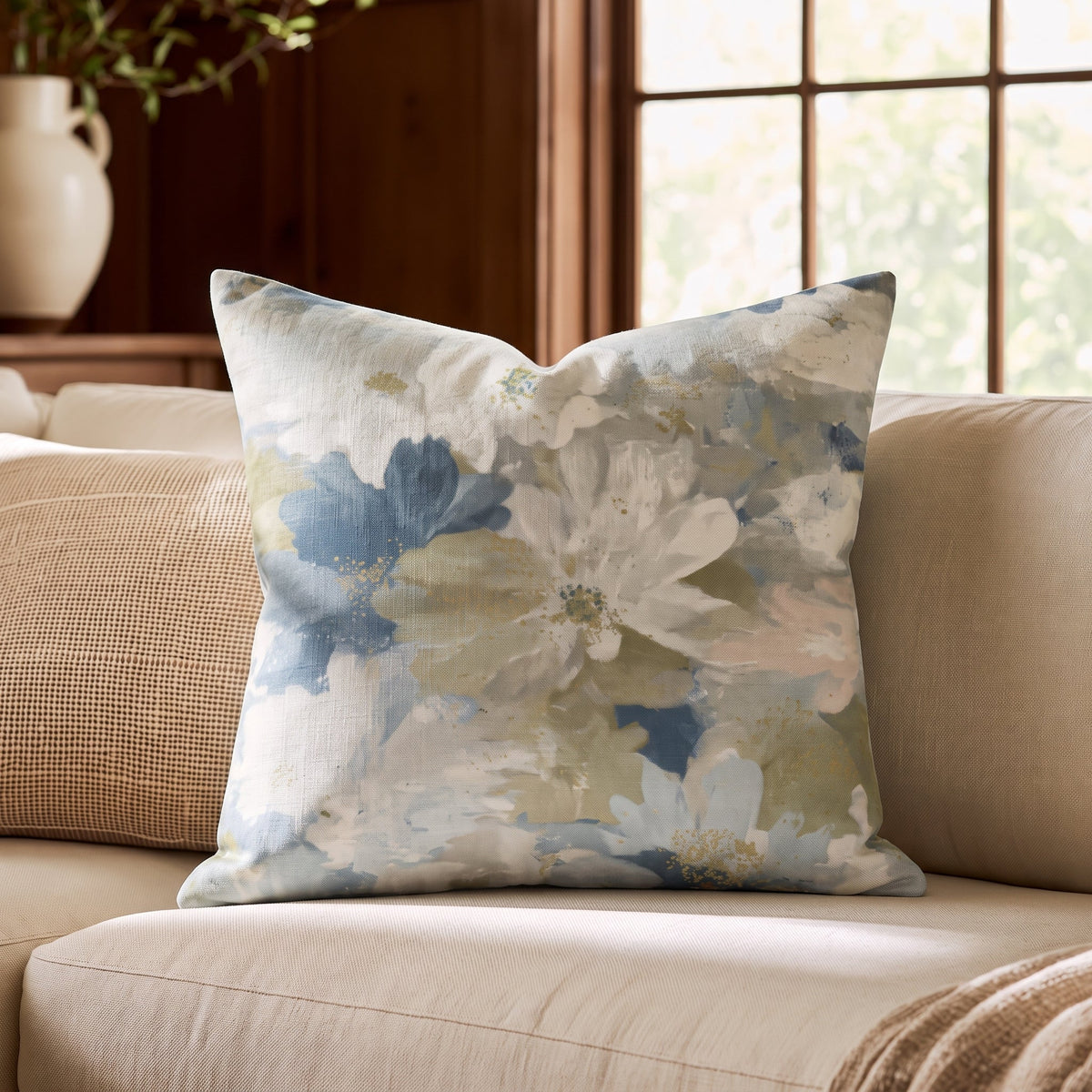 Posy Lane Throw Pillow throw pillow - Hillcroft Home
