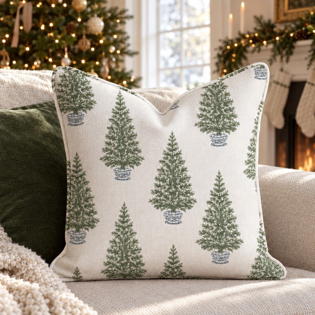 Pot Luck Pines Throw Pillow throw pillow - Hillcroft Home