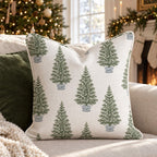 Pot Luck Pines Throw Pillow throw pillow - Hillcroft Home