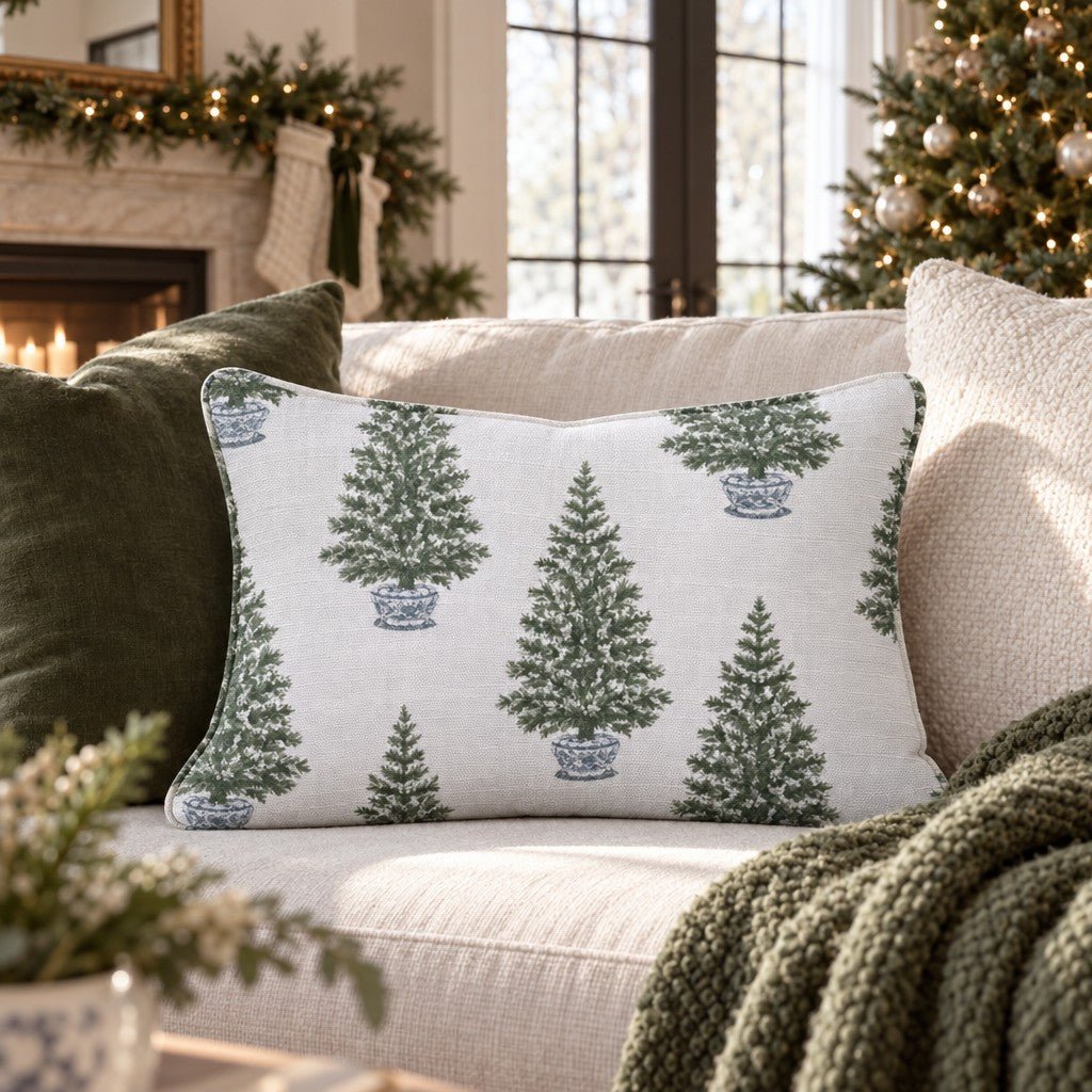Pot Luck Pines Throw Pillow throw pillow - Hillcroft Home