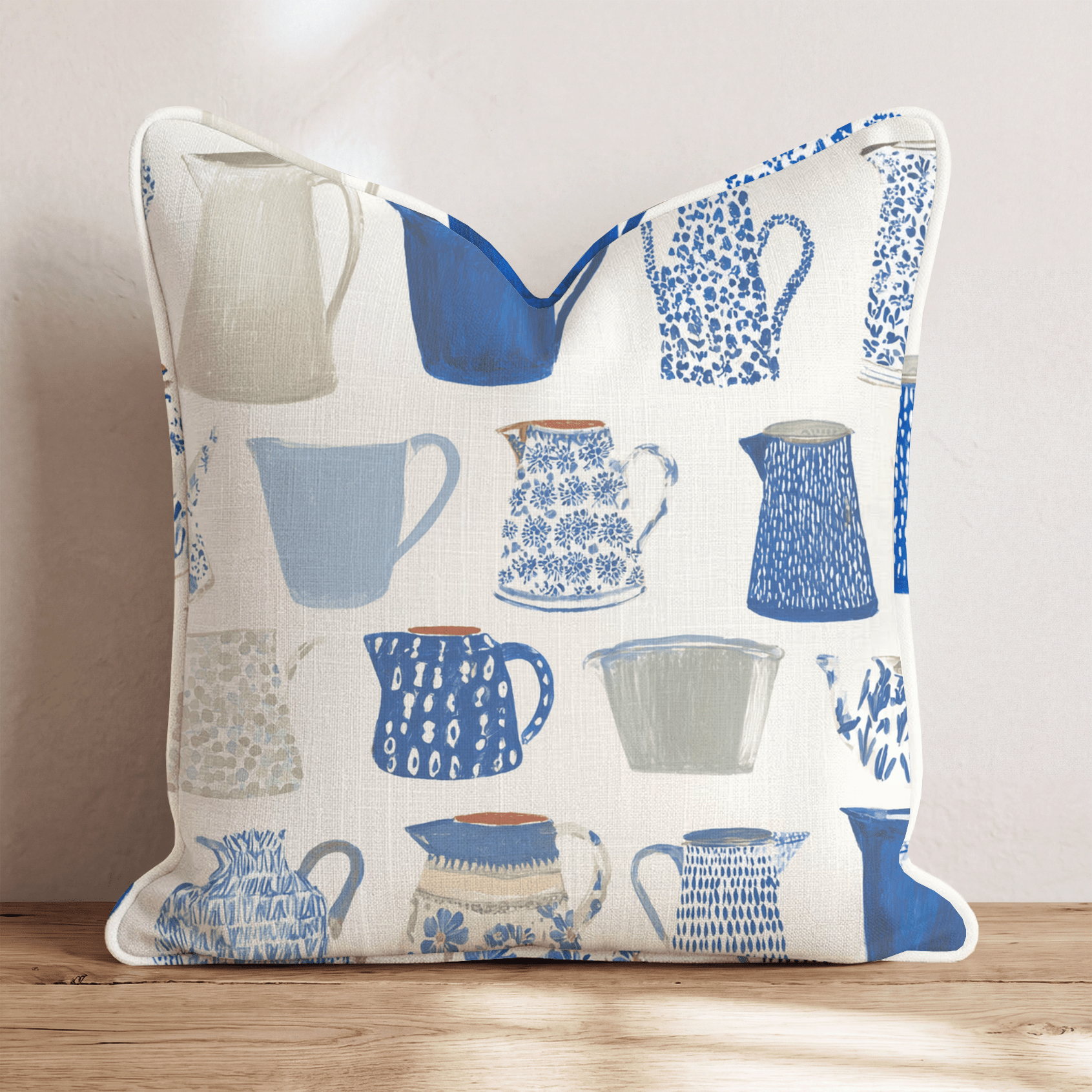 Pots and Pails Throw Pillow - Hillcroft Home