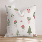 Potted and Merry Throw Pillow - Hillcroft Home