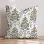Potted Pines Throw Pillow throw pillow - Hillcroft Home