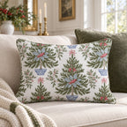 Potted Pines Throw Pillow throw pillow - Hillcroft Home